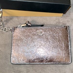 Lauren Ralph Lauren zip card case NWT